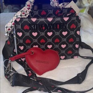Steve Madden Heart Bevelyn Handbag with Scarf
